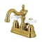 Kingston Brass KB1607PX Heritage 4" Centerset Bathroom Faucet, Brushed Brass KB1607PX - alternate 1